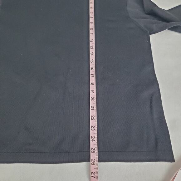 Tiger Woods Nike Golf Sweater Mens L Black Performance Sport Pullover DriFit - Picture 6 of 6